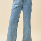 Britt Wide Leg Denim Pants