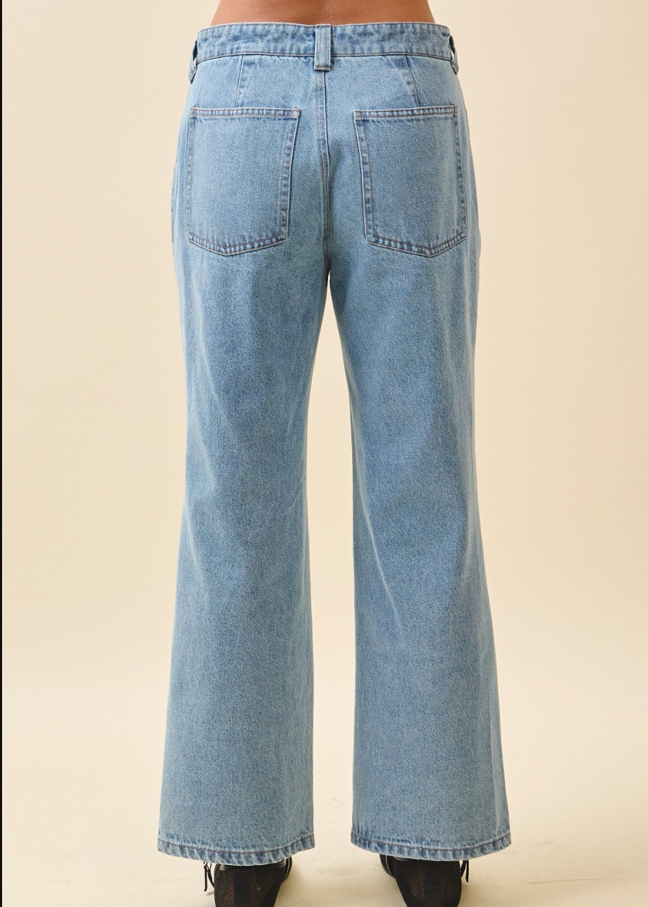 Britt Wide Leg Denim Pants