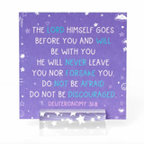 Verses For Peace | Bible Verse Card Set with Display Stand