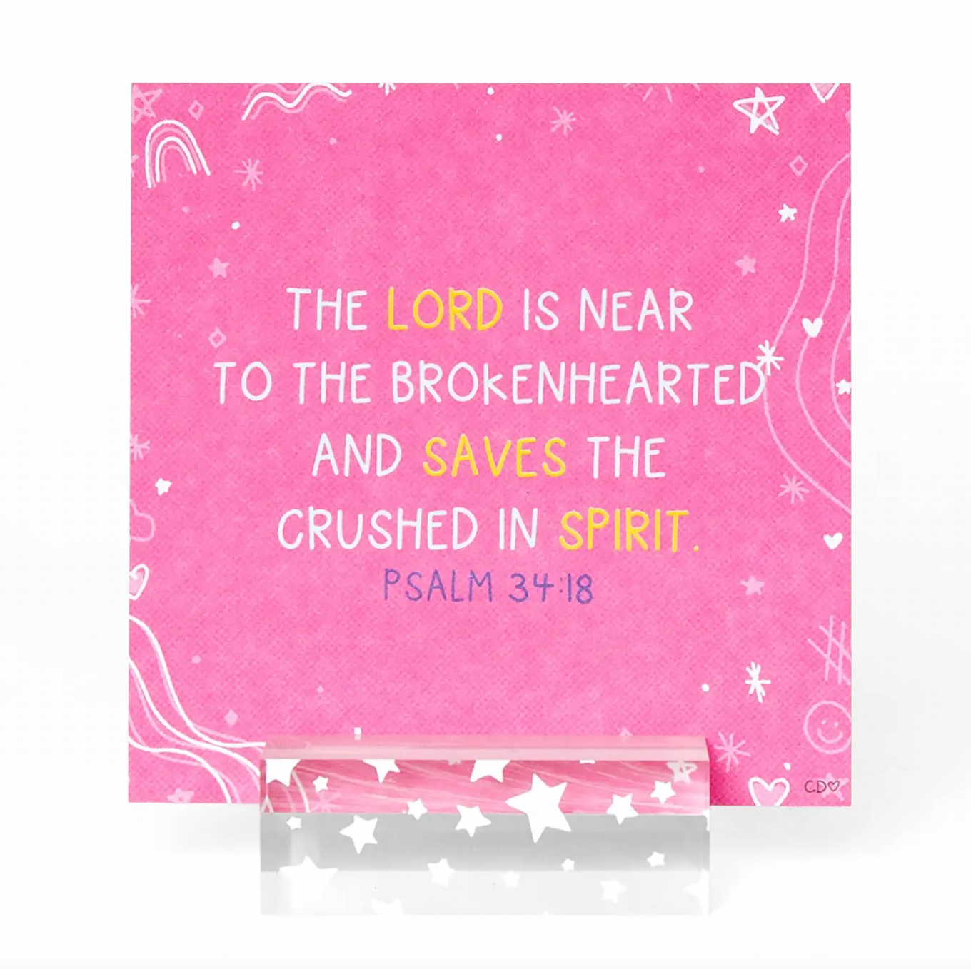 Verses For Love | Bible Verse Card Set with Display Stand