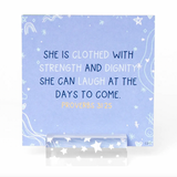 Verses For Mothers | Bible Verse Card Set with Display Stand