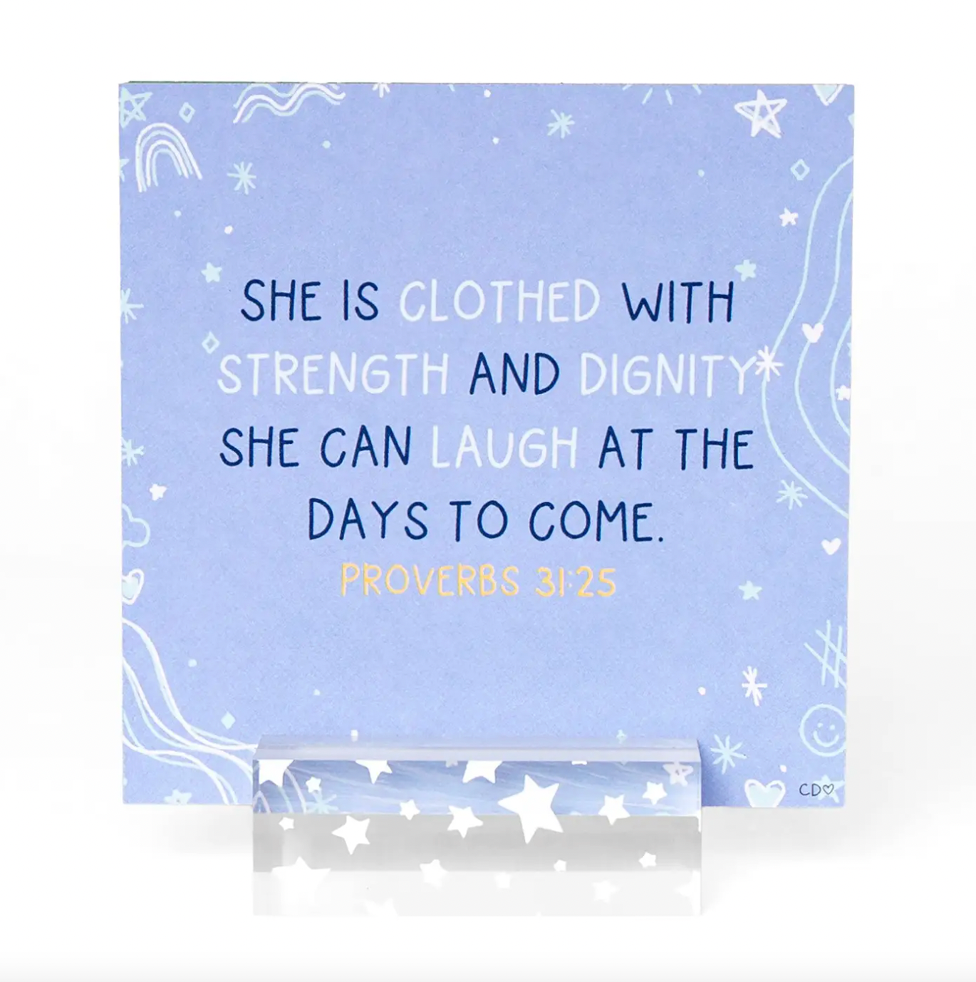 Verses For Mothers | Bible Verse Card Set with Display Stand