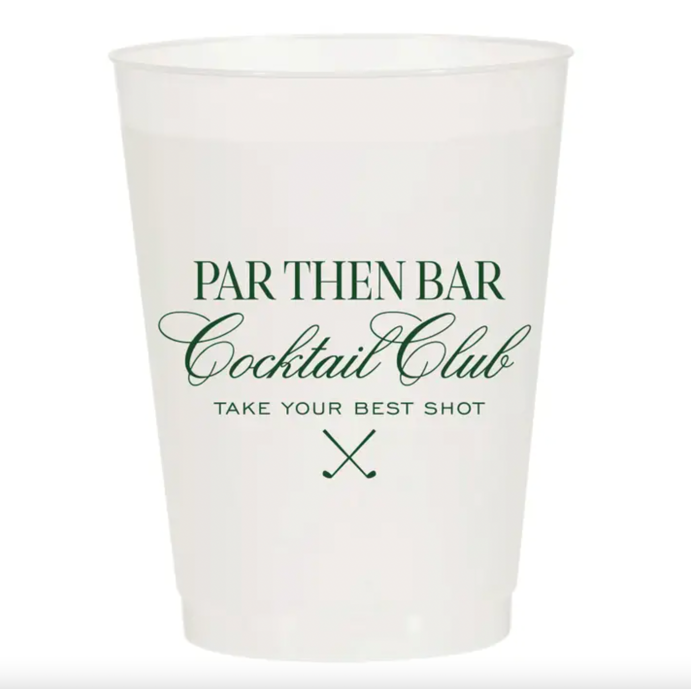 6-Pack Frosted Cups | Par Then Bar Cocktail Club