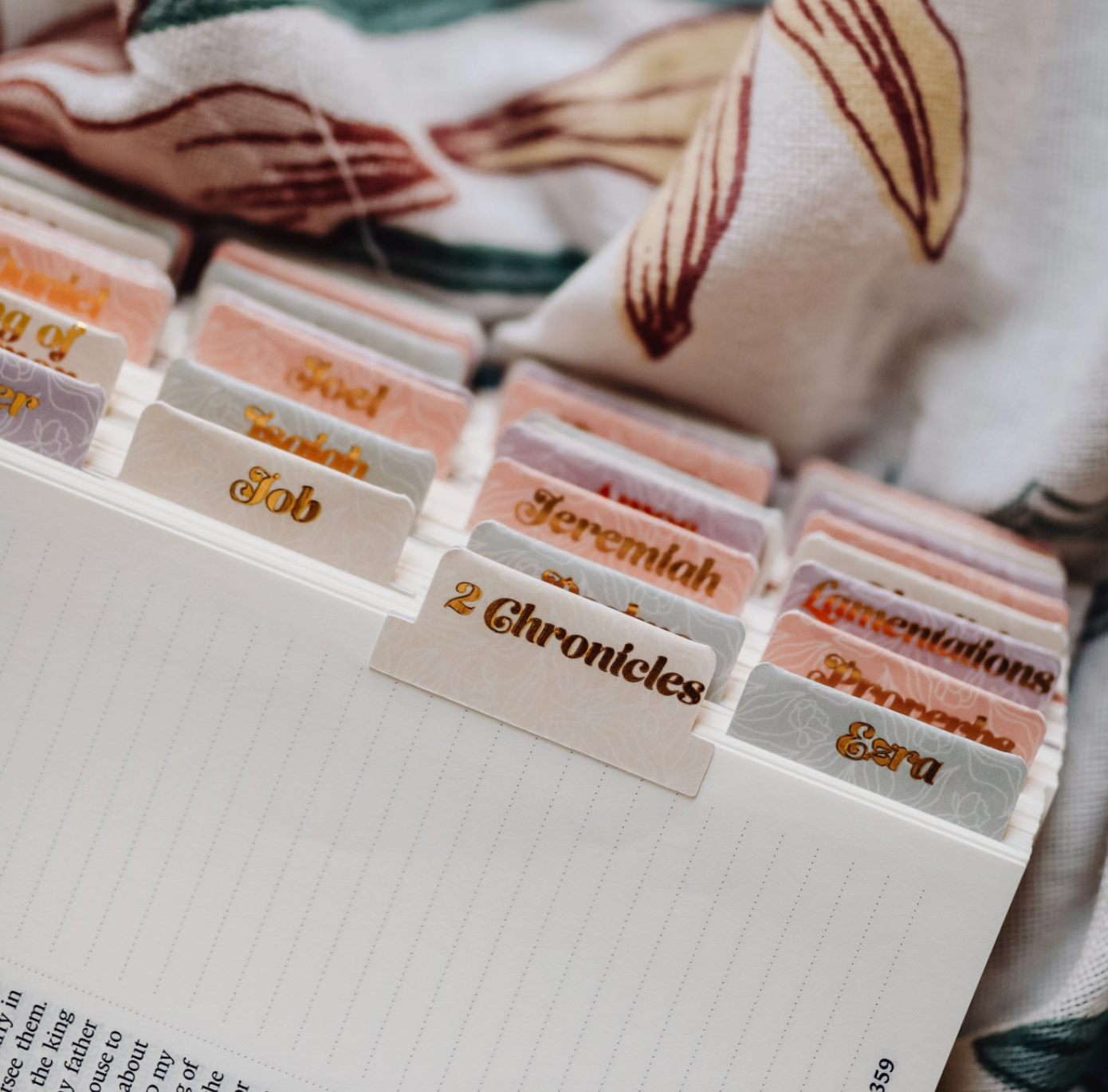 Bible Tabs | Pastel Florals