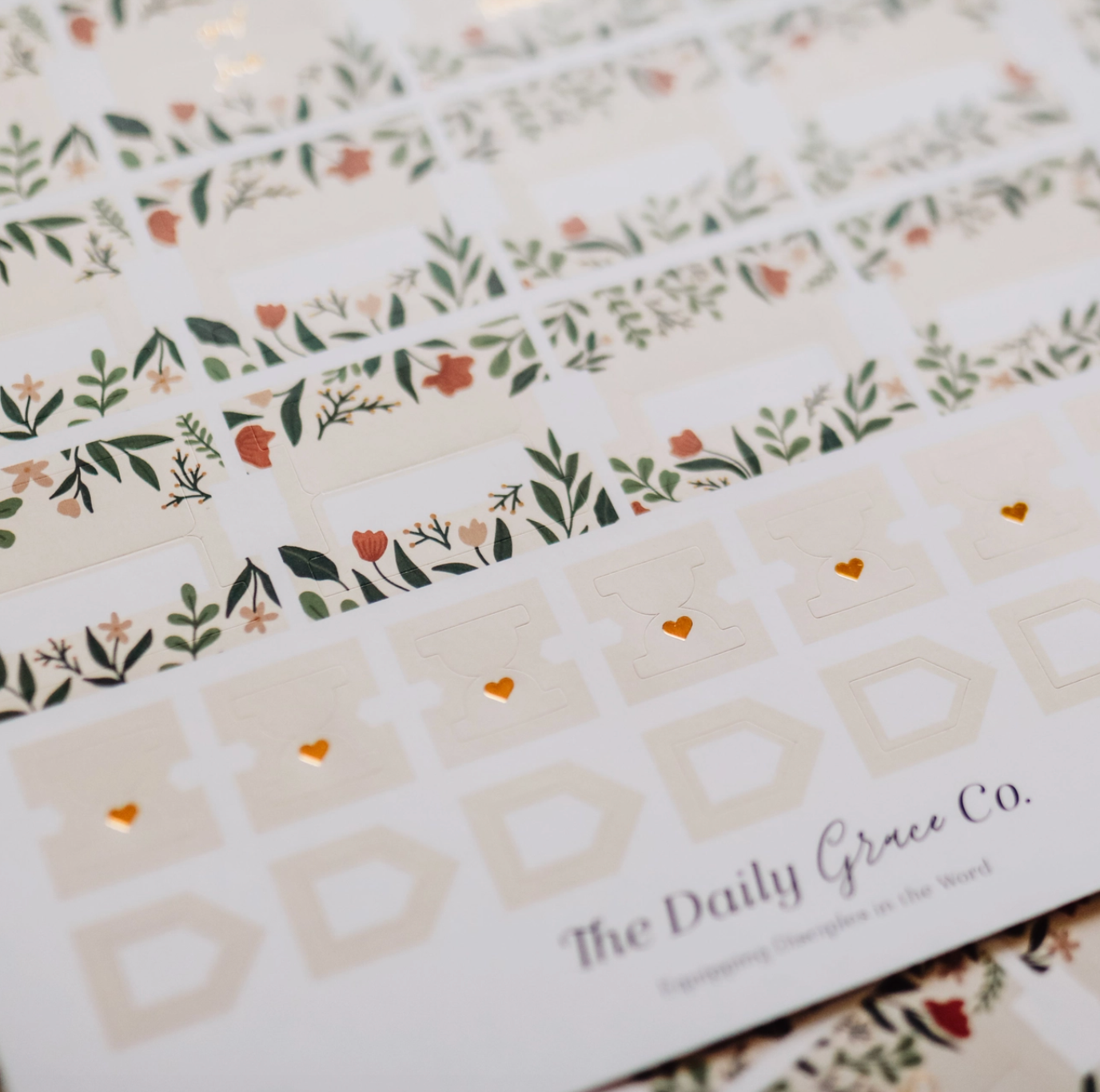 Bible Tabs | Rust Floral
