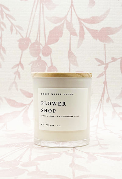 Soy Candle 11 oz | Flower Shop