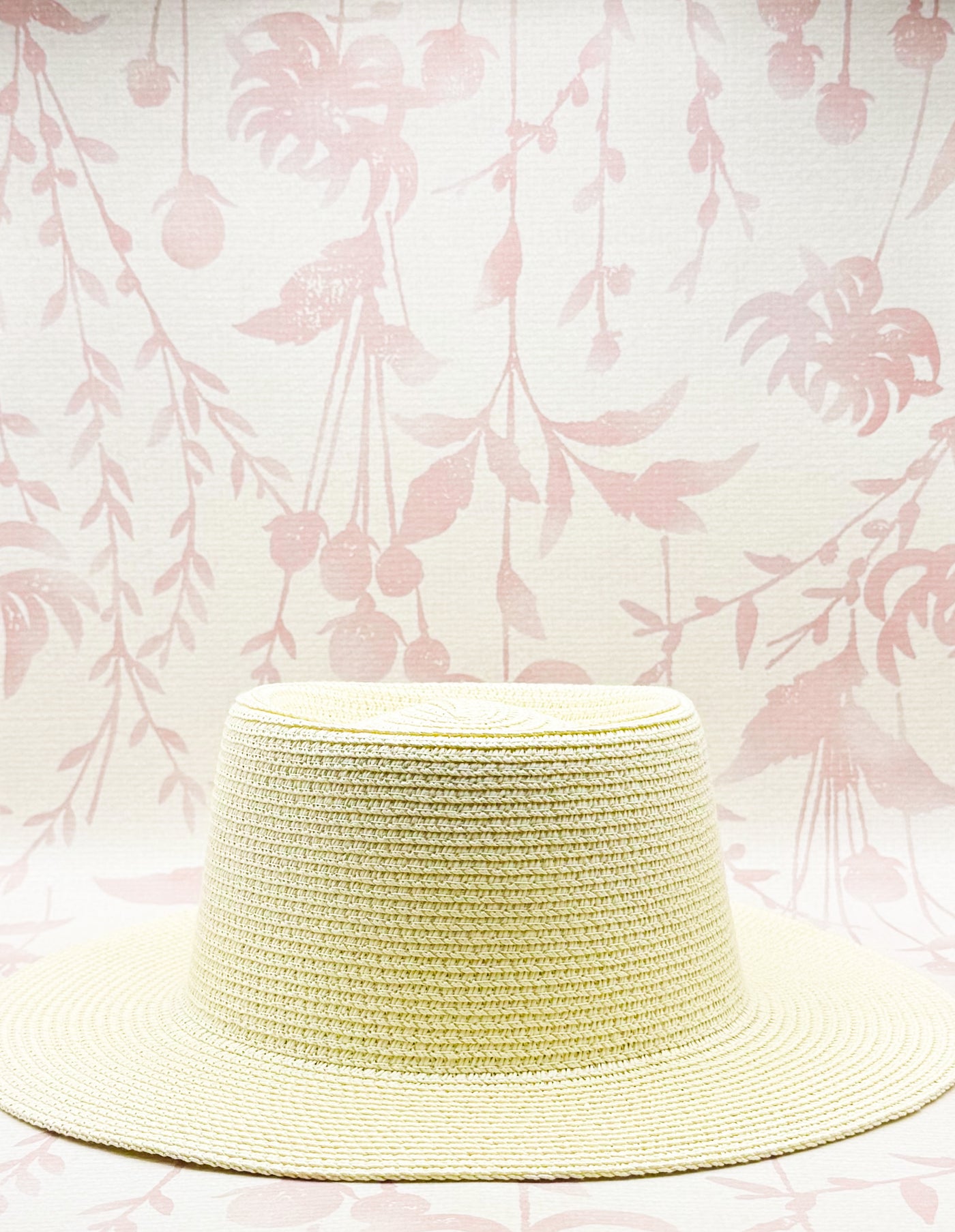 Classic Boater Straw Sun Hat