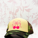 Bow Cherry Camouflage Trucker Hat