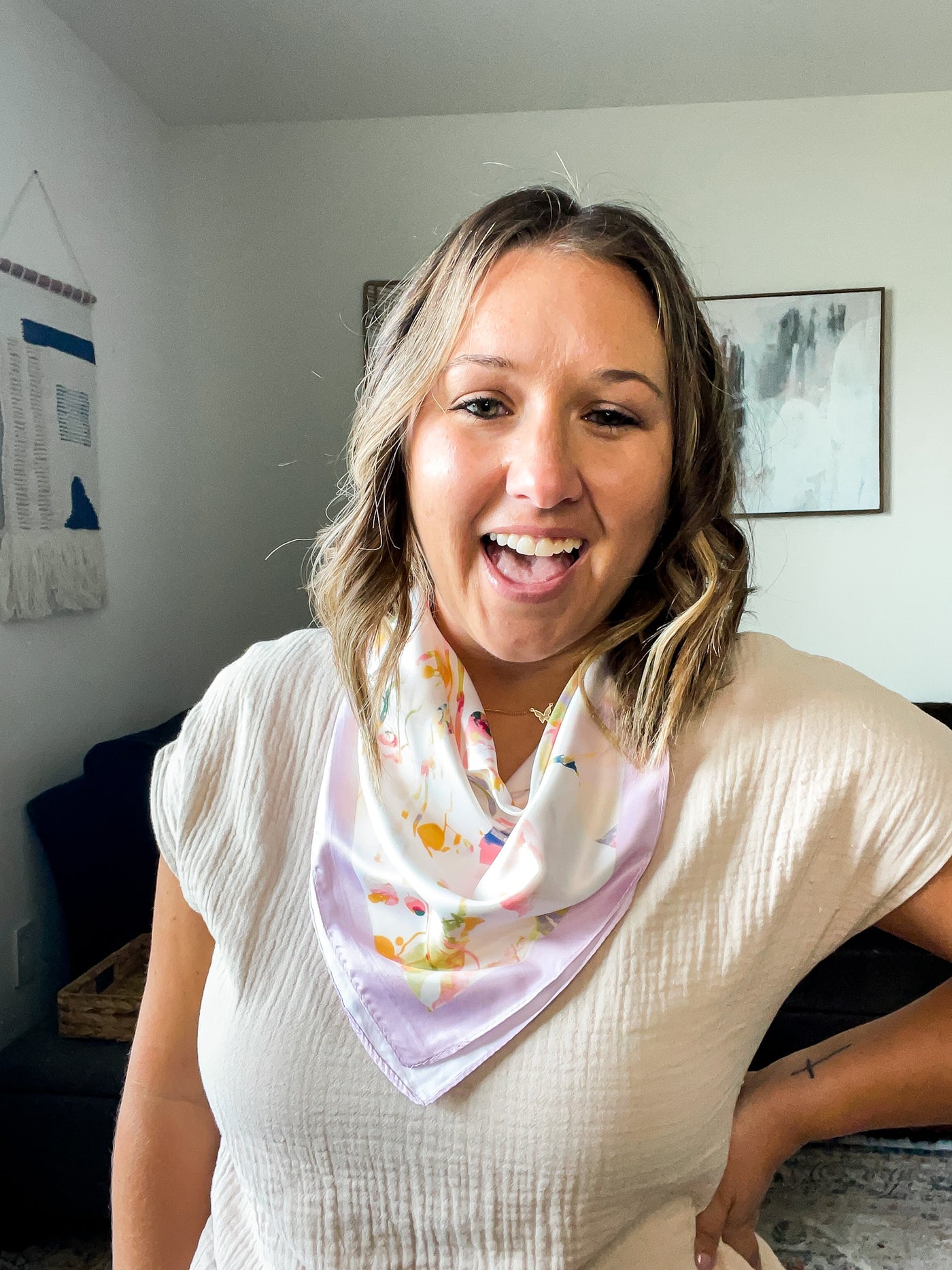 Bandana Scarf // Purple